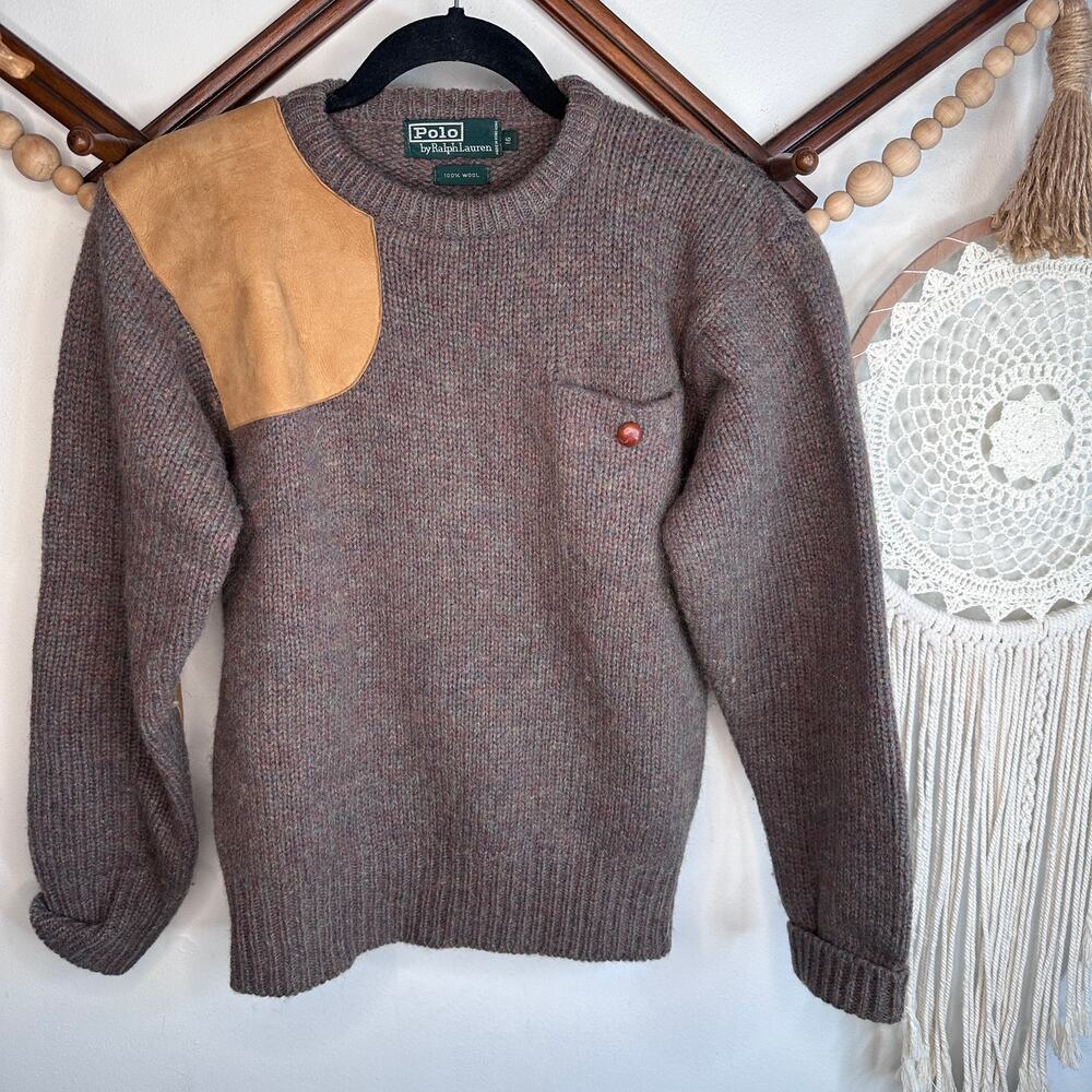 Vintage Polo Ralph Lauren 1980s Wool Shooting Sweater